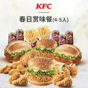 肯德基 Y504 春日赏味餐（4-5人）兑换券