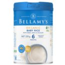 Bellamy's贝拉米宝宝辅食6+有机婴幼儿大米粉225g高铁营养米糊