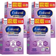 Enfamil 美赞臣 NeuroPro Gentlease 部分水解婴儿配方奶粉补充装862g*4盒 到手￥720.42