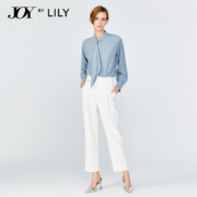 聚划算百亿补贴：LILY 春秋款女装 飘带领长袖 雪纺衬衫