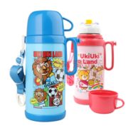 PLUS会员！ Peacock 孔雀 ASF-61 斜跨款保温杯 580ml 蓝色狮子