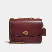 某猫¥4950！COACH Refined Madison 女士小牛皮斜挎包