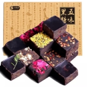 舒珊娜 黑糖姜茶  五味黑糖块 500g/盒*2盒