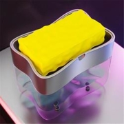 Neyankex 洗洁精按压盒 1个装（配1个海绵擦）