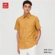 UNIQLO 优衣库 427315 男装 印花衬衫(短袖)
