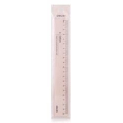 Deli 得力 79752 透明直尺 20cm*2件