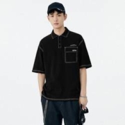 PEACEBIRD MEN 太平鸟 BWDBB2A61 明线设计POLO衫