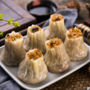 手工制作！齐鲁康发 香菇糯米烧麦 50g*8个
