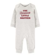 穿脱方便！Carter's 孩特 婴儿长袖爬服连身衣