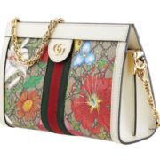 GUCCI 古驰女士Ophidia GG Flora 单肩包