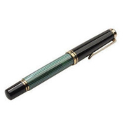 Pelikan 百利金 Souveran M400 钢笔 14K金F尖 绿条纹