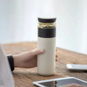 小米有品 茶水分离 316不锈钢保温杯 500ml