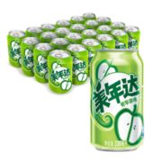 某东PLUS会员、限地区！ MIRINARA 美年达 青苹果味 汽水 330ml*24罐