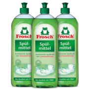 德国进口  Frosch 柠檬浓缩洗洁精 750ml*3瓶 赠稀释瓶