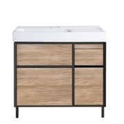 KOHLER 科勒 K-20020T-M K-96121T-1-0 浴室柜组合 90cm柜 盆 4只脚