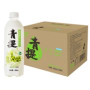 0糖0脂低热量：秋林 苏打气泡水 450mlx12瓶 青提味