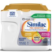 prime会员！Abbott 美版雅培 Similac 心美力 Pro-Sensitive 含2'-FL HMO 1段婴幼儿防过敏配方奶粉638g  直邮含税到手￥111.71