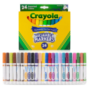限地区： Crayola 绘儿乐 58-8827 儿童可水洗水彩笔 24色