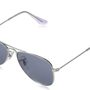 prime会员！Ray-Ban 雷朋 Rj9506s 儿童太阳镜 银色/蓝色 50 mm  366.7元含税直邮