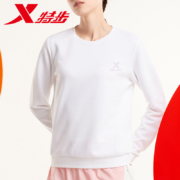 聚划算百亿补贴：特步 女士 春季宽松圆领卫衣