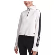 Calvin Klein Performance 女士半拉链套头卫衣