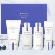 京东PLUS会员：悦诗风吟 Innisfree 蓝莓全效平衡保湿套装礼盒 4件套 *3件