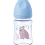 PLUS会员！rikang 日康 婴儿玻璃奶瓶140ml
