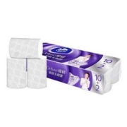 Vinda 维达 棉韧立体美 无芯卷纸 4层*120g*24卷*4件