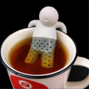 木杰 硅胶个性泡茶小人