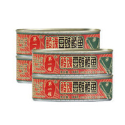 鹰金钱 鲮魂豆豉鲮鱼罐头 184g*4罐
