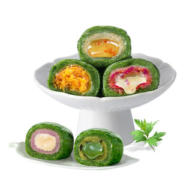 知味观 蛋黄肉松艾草青团 160g*2盒 多口味可选