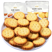 靓小白 黑糖麦芽夹心饼干 108g