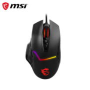 5日0点： MSI 微星 GM20 有线鼠标 12400DPI RGB 黑色