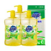 88VIP、 健康不伤手！ 超能 活力柠檬洗洁精 3斤*3瓶+1片洗碗布