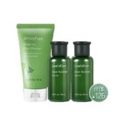 会员专享！innisfree 悦诗风吟 绿茶洁面乳70ml+肌底精华露30ml*2 9.9元包邮