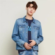 美特斯邦威 734287 男士休闲牛仔夹克