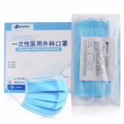 百多安 一次性医用外科口罩100只/盒