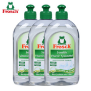 德国原装进口 菲洛施 Frosch 果蔬专用无香洗洁剂 500ml*3瓶 去除农药残留