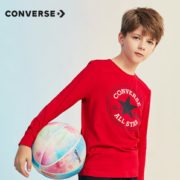 PLUS会员！CONVERSE 匡威 儿童纯棉长袖T恤