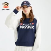 舒适透气！Paul Frank 大嘴猴 情侣款印花休闲卫衣  79元包邮（需领券）