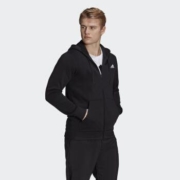 16日0点：adidas 阿迪达斯 M BL FT FZ HD 男装训练运动夹克外套 GK9044