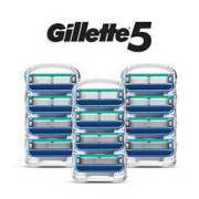 中亚Prime会员： Gillette 吉列 锋隐5 剃须刀头 12件装