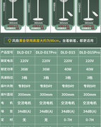 先锋 专利9叶柔风电风扇 3档可调