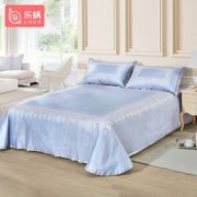 新品！ lovo 乐蜗家纺 600D大提花冰丝水洗凉席三件套