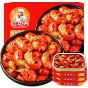 红功夫 国产麻辣小龙虾尾 250g（单盒33-40只）*4件