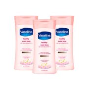 黑卡会员！ Vaseline 凡士林 嫩白烟酰胺B3身体乳 400ml*3瓶装