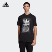 16日0点：adidas 阿迪达斯 三叶草 ED6965 男士运动T恤
