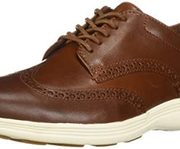 Cole Haan 可汗 Grand Tour Wingtip 男士布洛克烤花牛津鞋C294133 到手约￥349.64