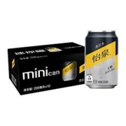 限地区：怡泉 无糖零卡苏打水汽水饮料200ml*12罐*10件