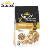 14点、限1000件：SUNSOL 膳粟 巴旦木腰果夏威夷果 冲饮麦片 500g